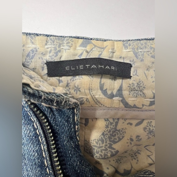 Y2K Vintage Elie Tahari Denim Jean Shorts | Size 24 | EUC - Picture 3 of 12
